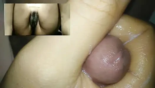 Masturbating on a video call with my girlfriend