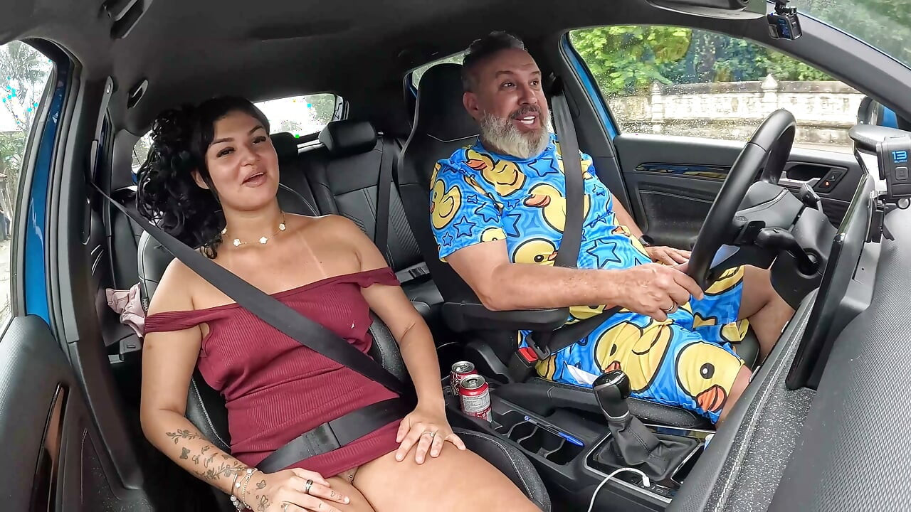 Naughty Little Caah Hitched a Ride in Recife and Let Her Tight Little Ass Get Used at Olinda Beach
