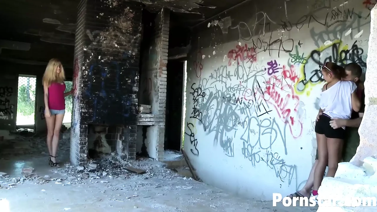 Blonde Eli Tetona Sucks and Rides Dick in Abandoned Place