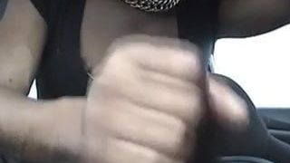 HJ from a Black tranny in car