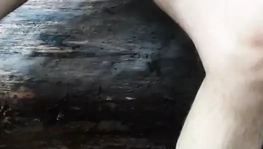 Abwichsen im wald açık havada