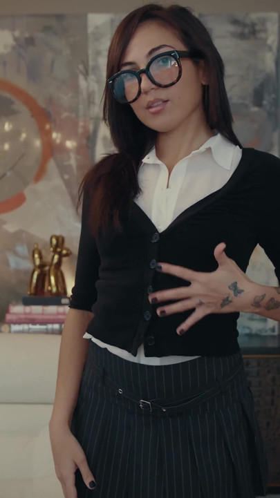 Naughty College Girl Mira Luv's Big Dicked Detention