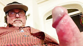 Father's oozing penis