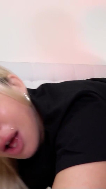 Emotional moment from "Multiple Cumshots for German Big Tits Bitch Manu Magnum at Real Amateur Gangbang"