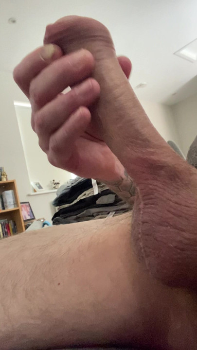 Big cock sofa wank