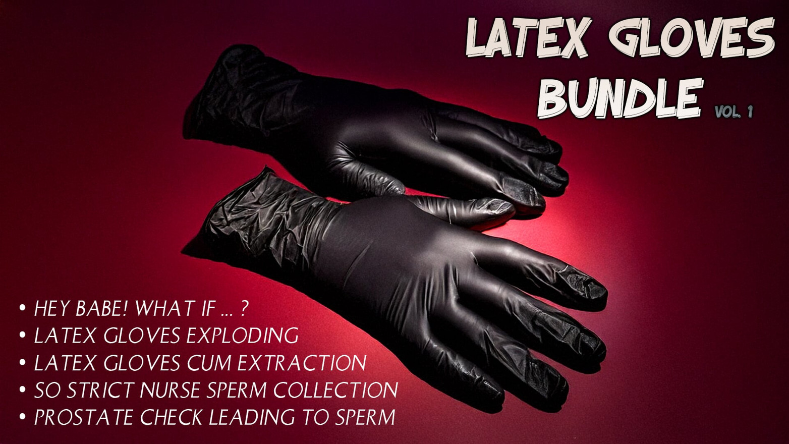 LATEXOVÉ RUKAVICE SV. 1 - NÁHLED - ImMeganLive