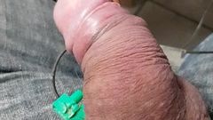 E-whip with needle in penis shaft 2