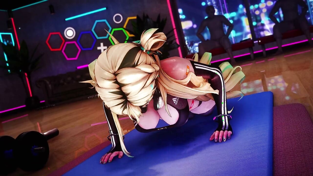 Titreyen dalgalar - lynae'nin buharlı egzersizi- 3d hentai animasyonları