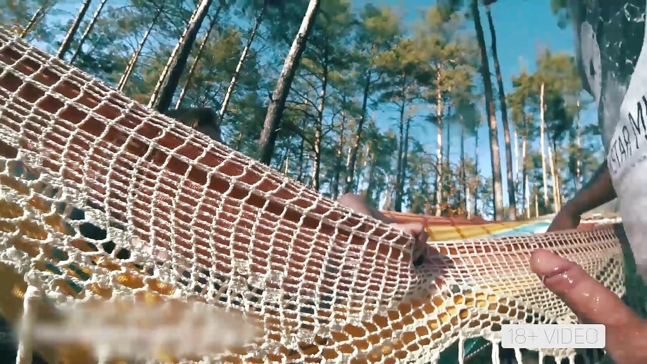 ASS TO MOUTH IN A HAMMOCK IN A CLEARING IN THE FOREST