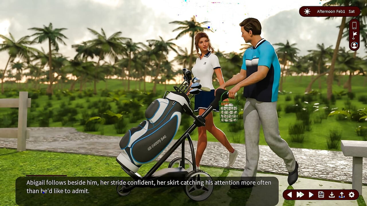 Whispers of Desire: sexy babe leren golfen - aflevering 41