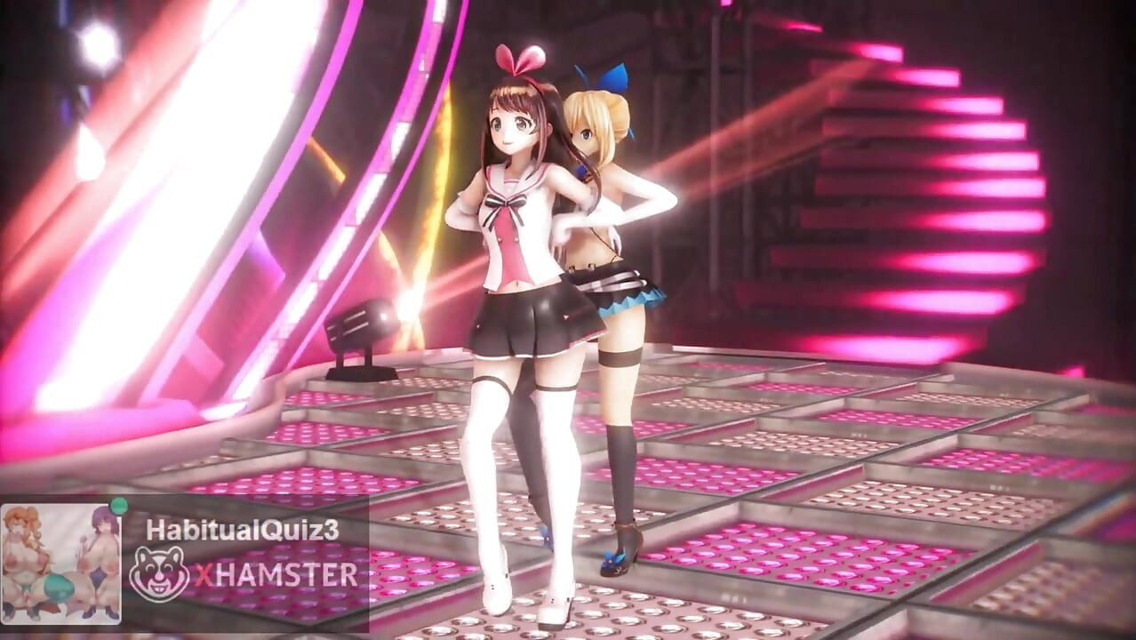 Mmd r18 رقصة جنسية أهيغاو 3D هنتاي كيزونا آي وميراي أكاري الفاتح ينيك بقوة غانغبانغ طيز كبيرة مثيرة مغرية
