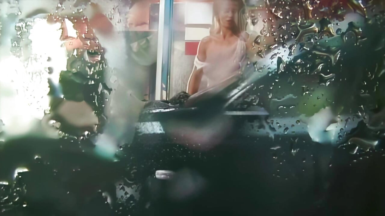 The Busty Car-wash Girl Getting Fucked Doggy-style on the Hood