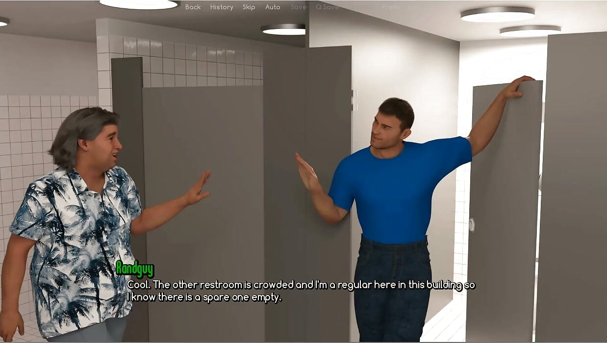 Ein lebenswertes leben - Gameplay - rollenspiel - Öffentliche toilette gloryhole-blowjob vor ehemann