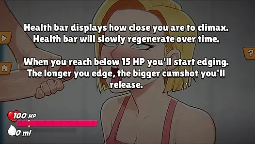 Android 18 Gears Deep - Android 18 Leaving Krillin Dry