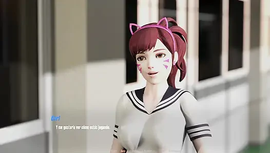 Overwatch XXX - Overwatch's Sex Addict D.va - D.va Route