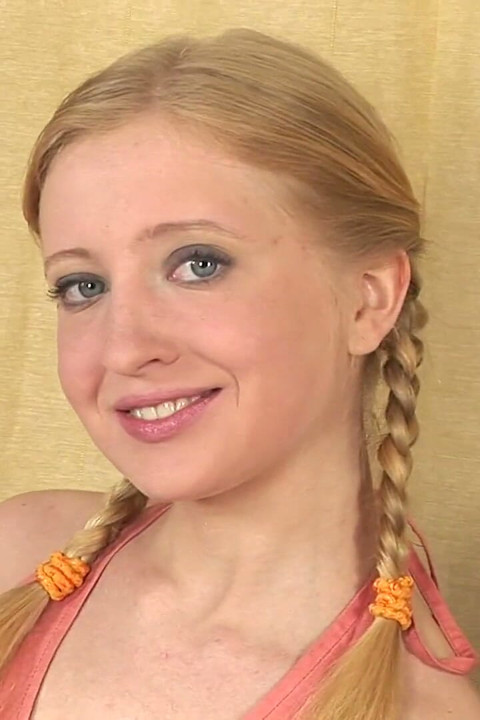 Blonde teen gets facialized after being ass fucked