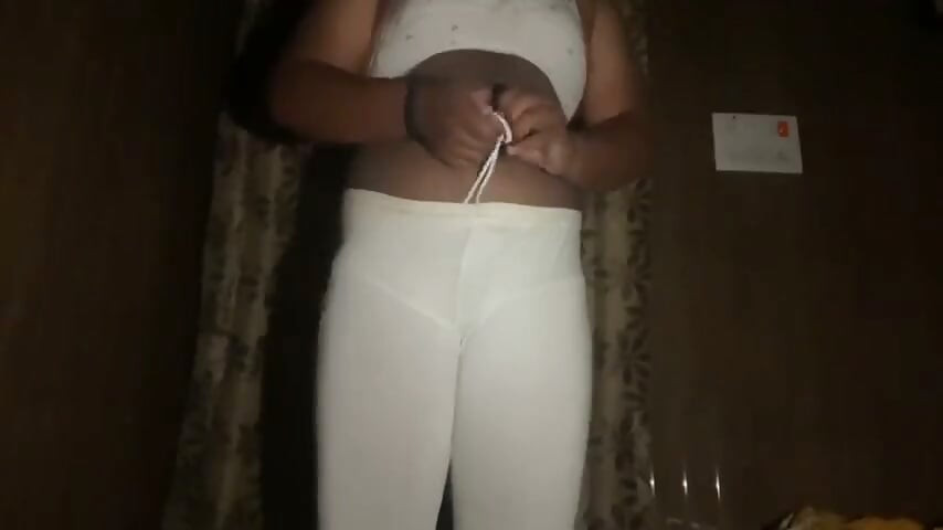Sexy Stepmom Changing Clothes in Front of Me