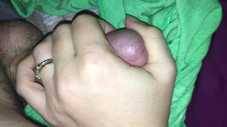 Cumshots in her hand