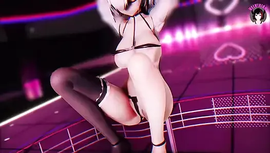 Sirius - dança sexy com poste (3d hentai)