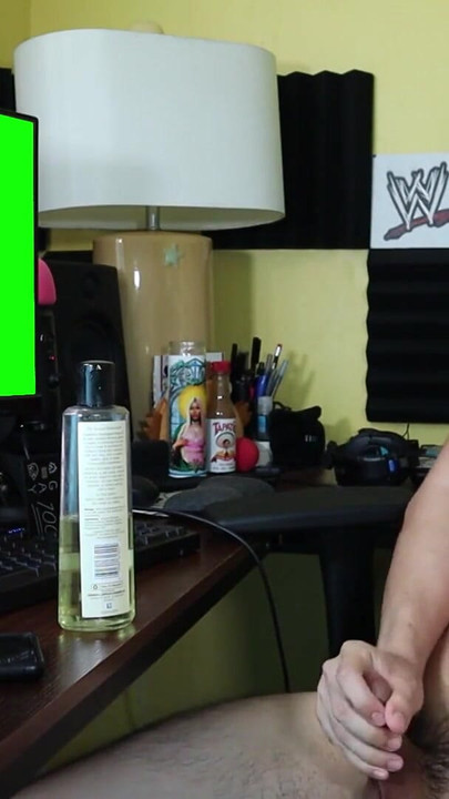 Iconic moment from "Nutting 2 Your Nudes (Choose ur own adventure) (Generic Green Screen Gerk Off) Geraldo Cum Tribute"