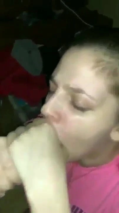 White Chick Sucking BBC
