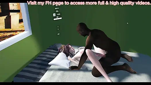 Cybergöttin mit verbotenen kurven - 3D-Animation hentai