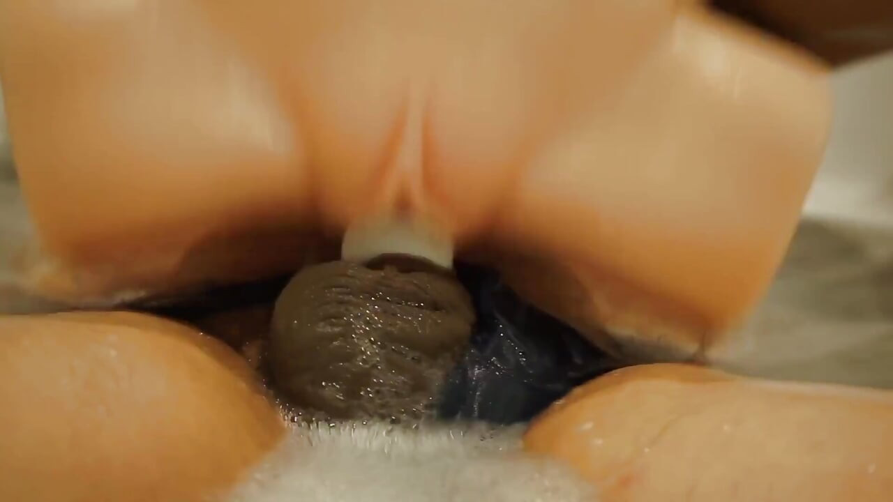 Fuck Sex Toy in Hotel Bathtub