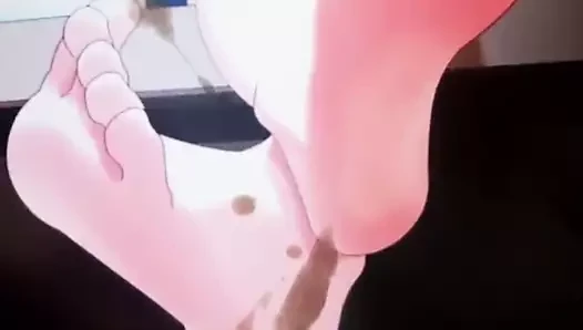 mastürbasyon kapalı için anime ayak 1