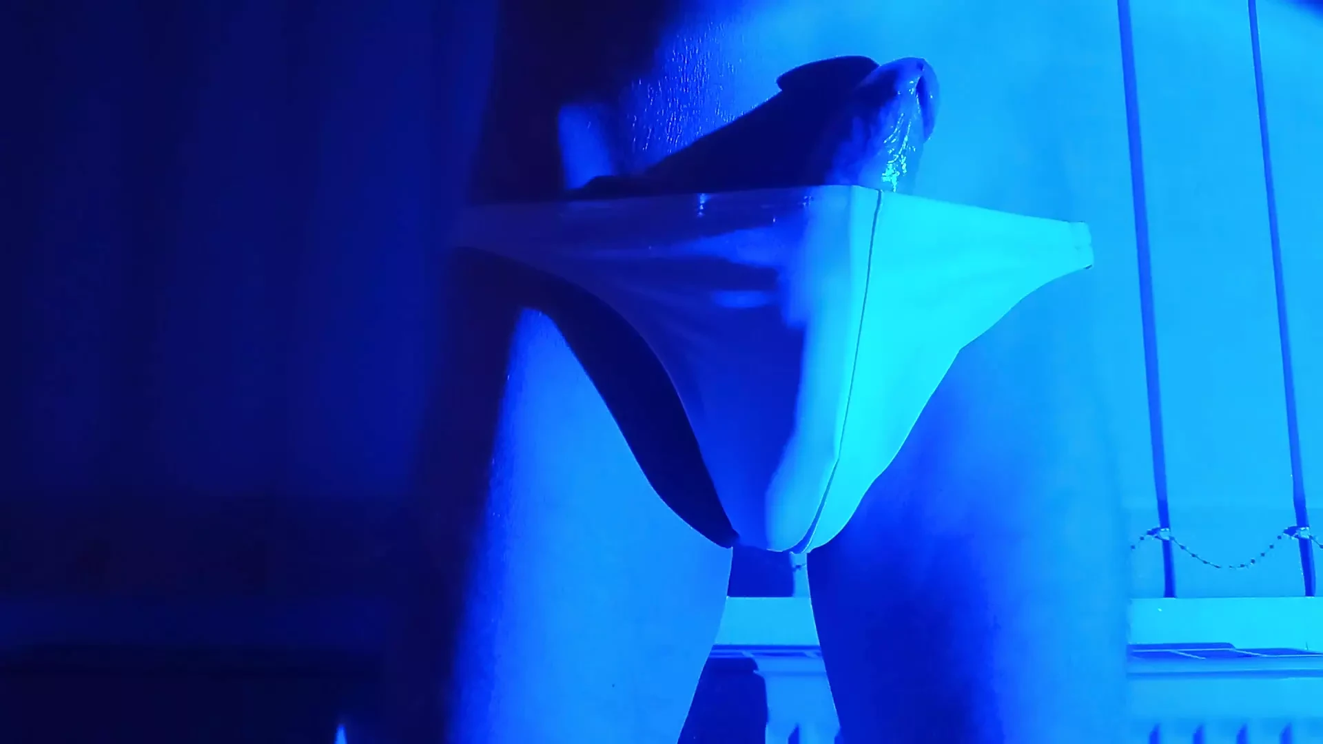 growing and peeking boner bulge