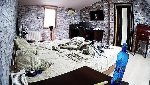 Stella solo tam çıplak egzersiz - gerçek ev yapımı amatör