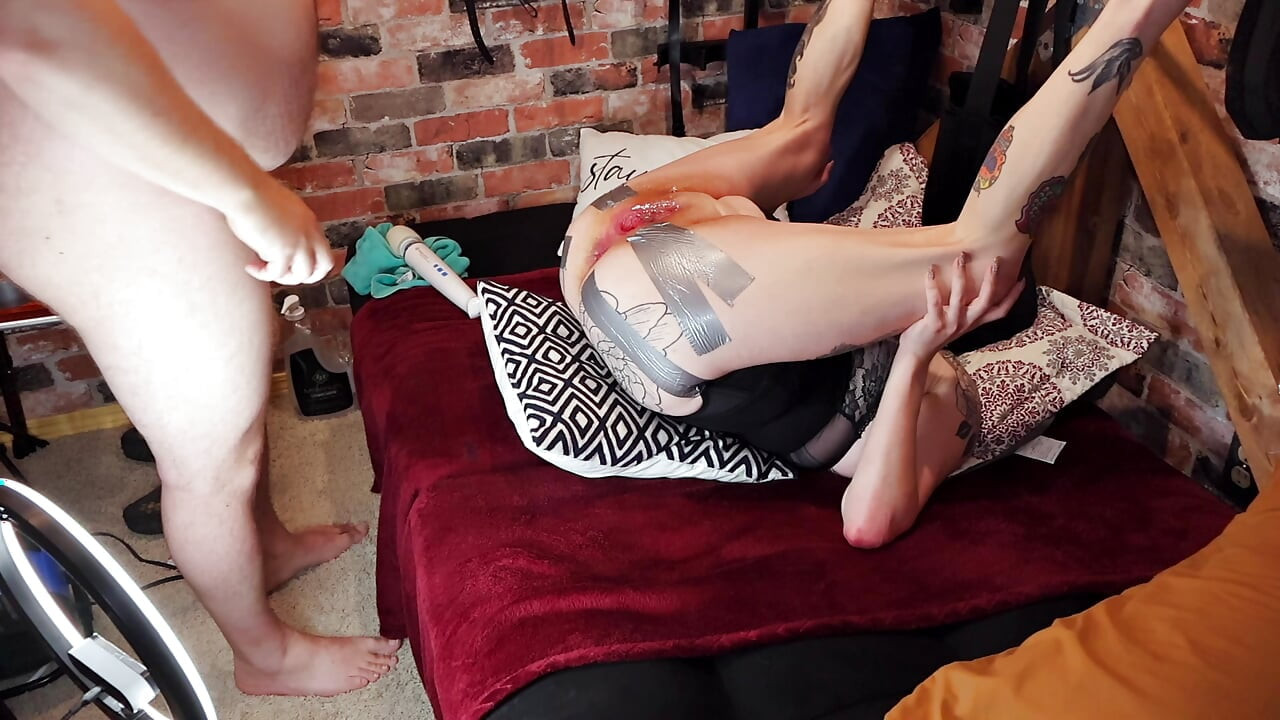 Fucktoy Wife Is Fisted in Intense Position