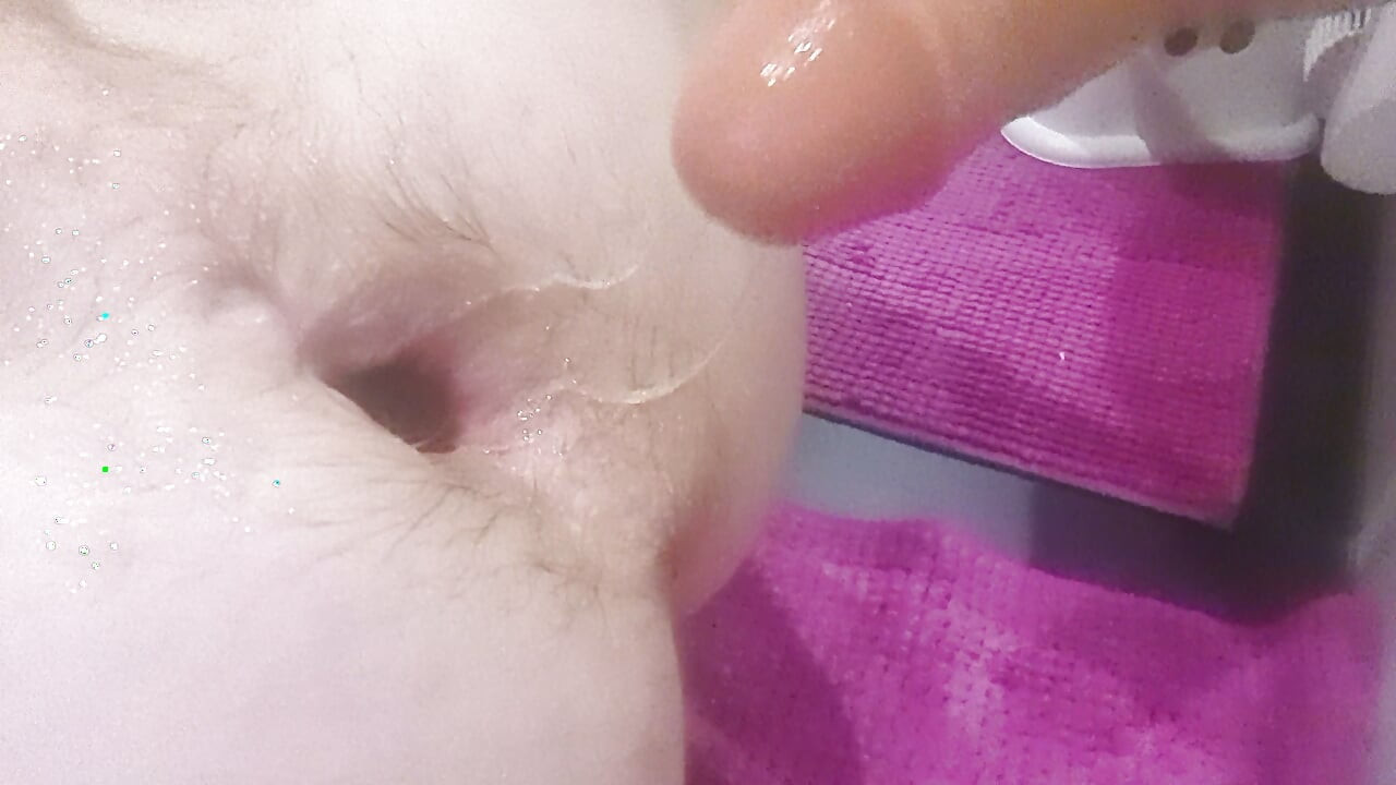 Sloppy big dildo anal with lots of gaping