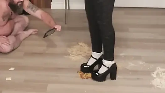 Yemek ve yarak ezme, kremsi son