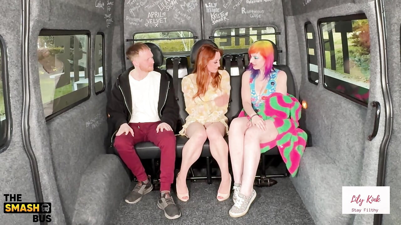 LILY KINK & BIMFCOUPLE KITTY CUCK MR IN LESBIAN FUCK ON SMASH BUS