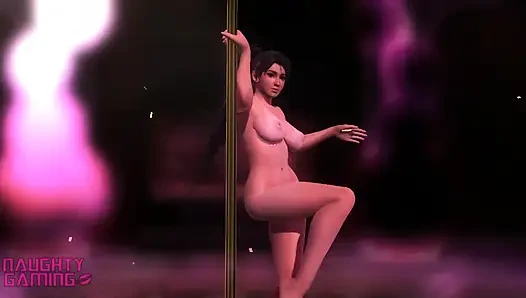 DOAX3 в DOA5 MOD танец на шесте