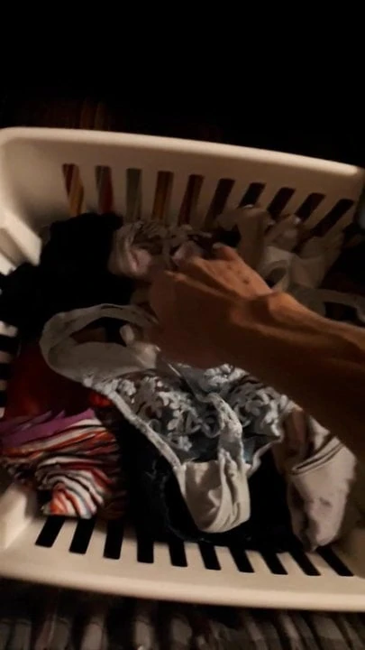Baptizing aunt Cheryl's panties yet again.