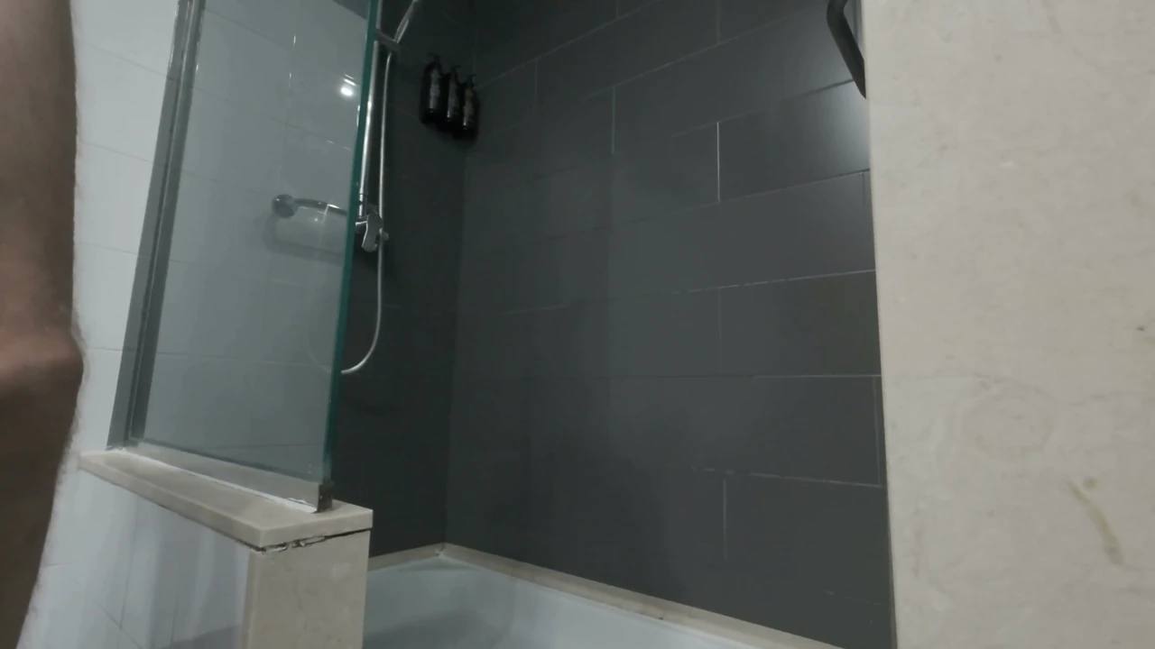 I Walk in on His Shower and Touch Him Anytime I Want and Walk Away Leaving Him Teased