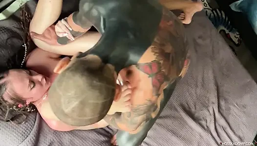 Squirting Russian MILF Boyfriend Girlfriend Real Couple Sex Tattooed Daddy Hoss Kado Alt Girl Salem Multiple Creampies