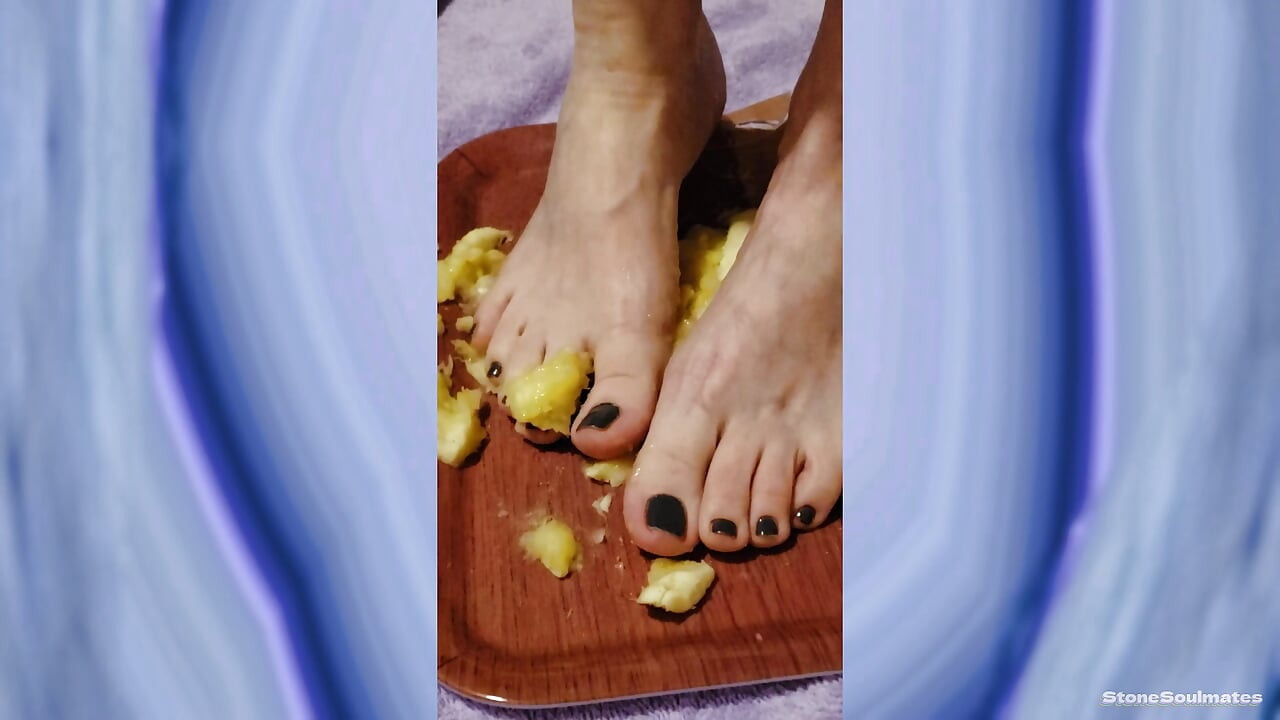 Foot Fetish - Slow Motion Banana Crush