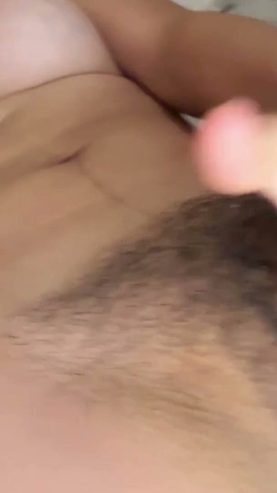 A cute natural girl 18 year old with delicious tits and an exquisite hairy pussy | Clip 1