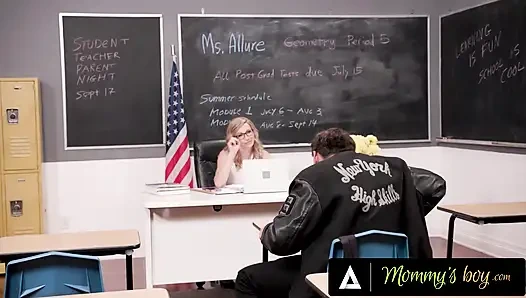 MOMMY'S BOY - Lucky Stud Fucks With Her Hot MILF Teacher Adira Allure After A Test