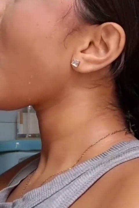 Beautiful Young Woman Wanted to Suck My Penis in the Bathroom of My House!