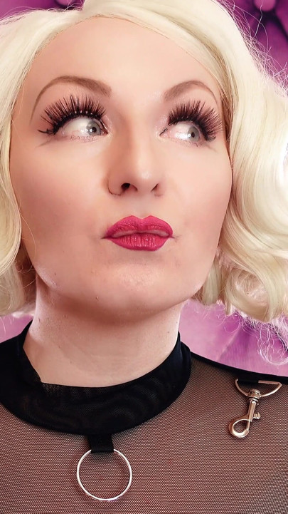 sexy SFW video with sucking candy sounds