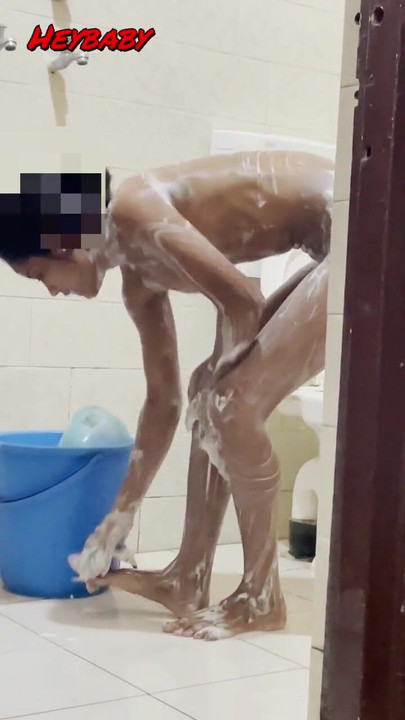 Hot sex girl perform nice blowjob and her nude bath | Clip 3