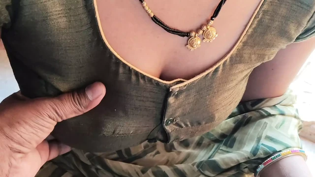 Bhabhi was taking off her clothes on the roof, I took her inside the house, made her a mare and fucked her