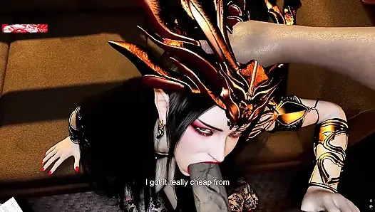 Büyük memeli isyan tanrıçası- 3 boyutlu animasyon hentai