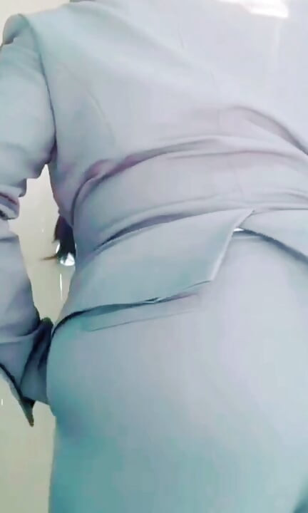 Mexican big ass hot secretary takes off all her clothes in her office bathroom during lunch time