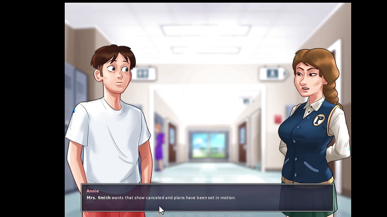 Summertime Saga - ive给了她坏的怪物假阳具