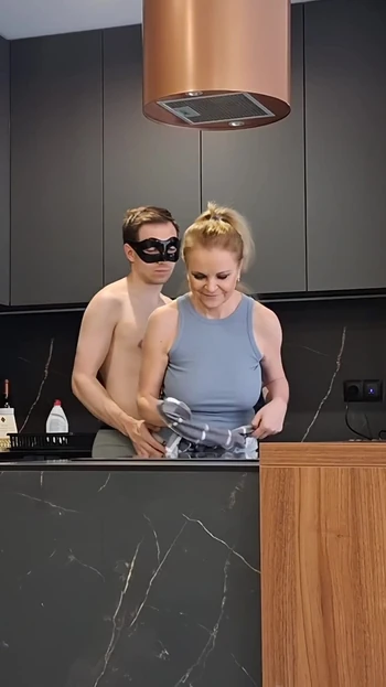 Kitchen Quickie with My Step Nephew