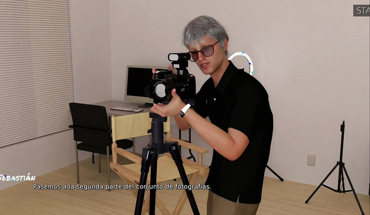 아름다운 마누라와 사진 촬영